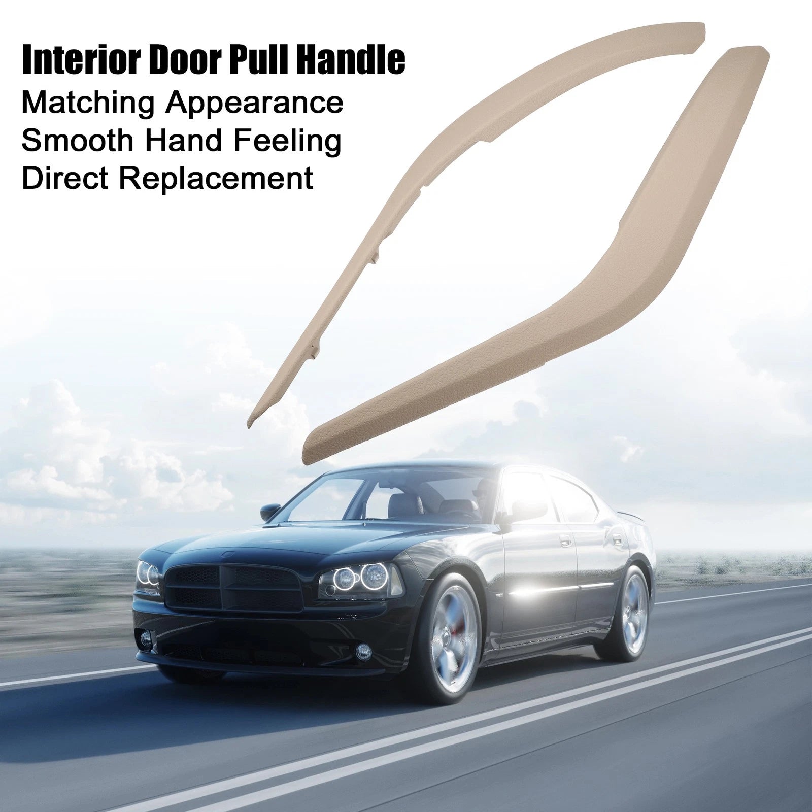 Interior Door Pull Handle Cover Replacement for BMW X1 2013–2015 Beige