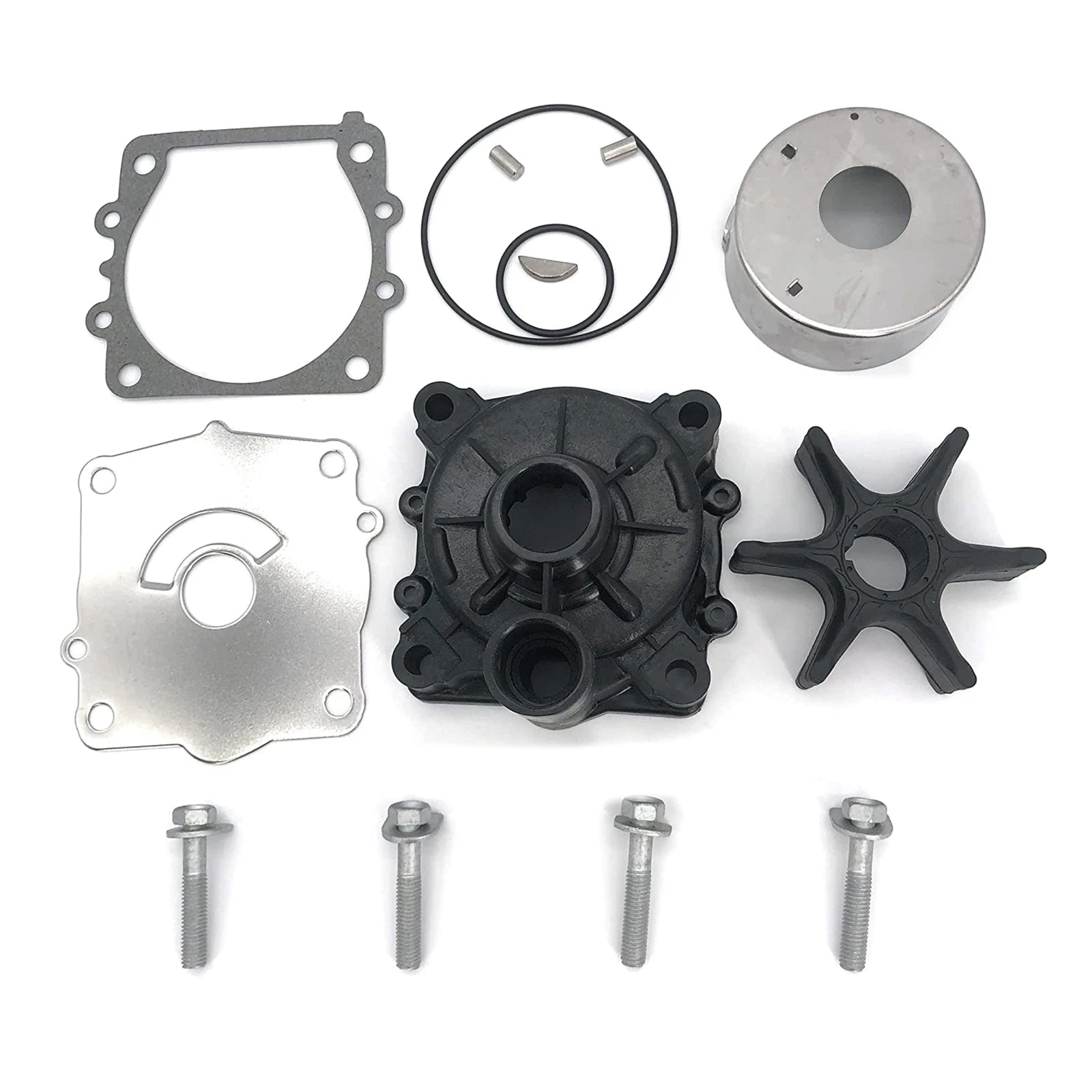 Water Pump Impeller Kit for Yamaha F75 F90 F115 (4-Stroke, 68V-W0078-00)