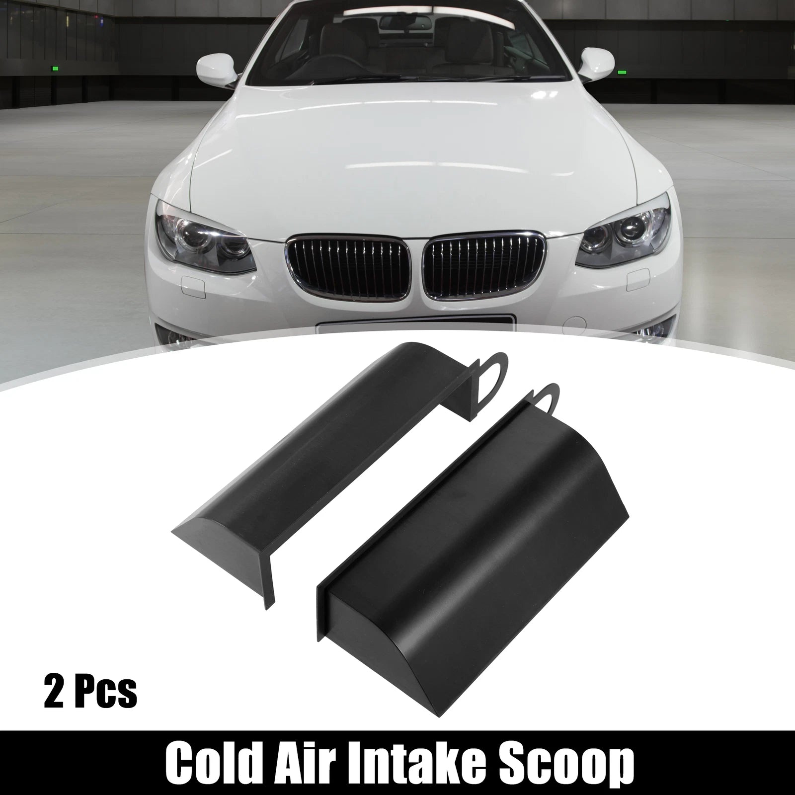 2pcs Hood Scoop Cold Air Intake System for BMW 3 Series E90 (2005–2012)