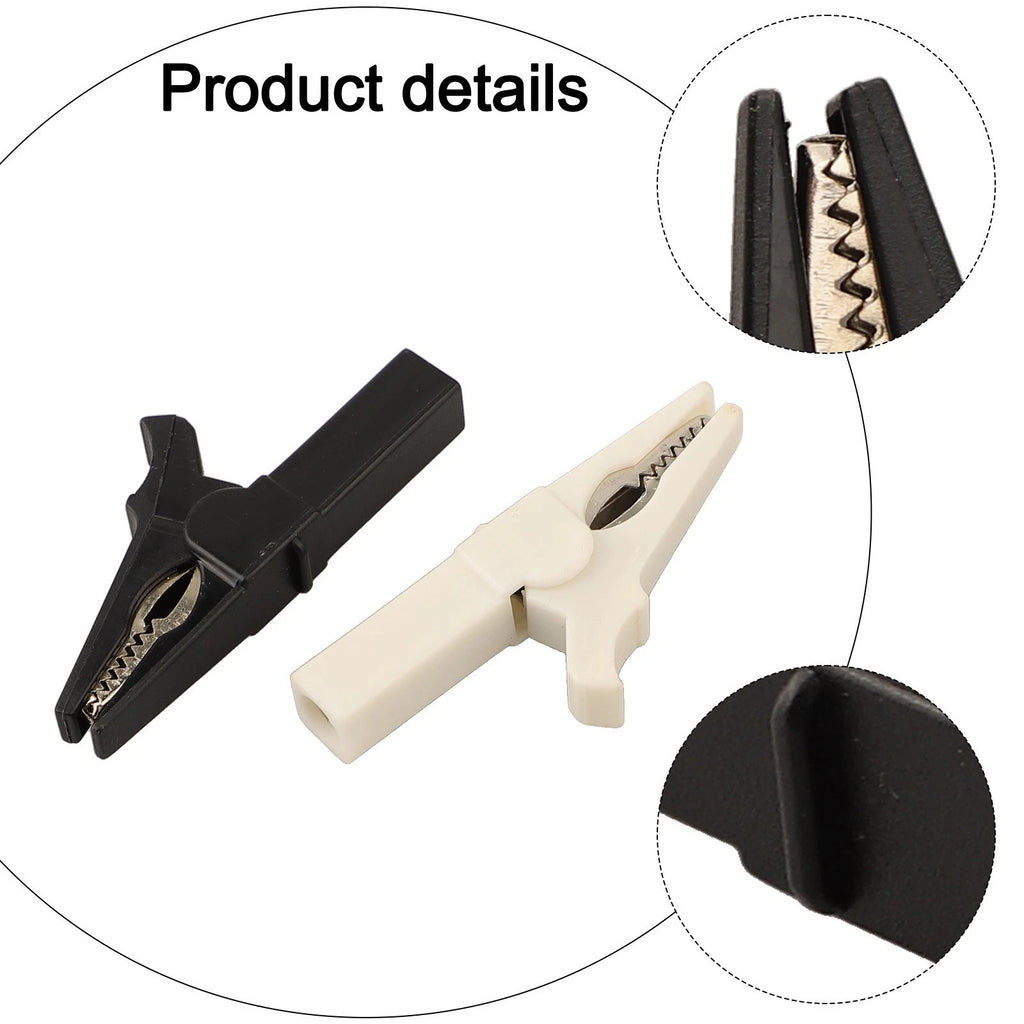 Set of 6 Insulated Crocodile Clips for Electrical Engineering Use