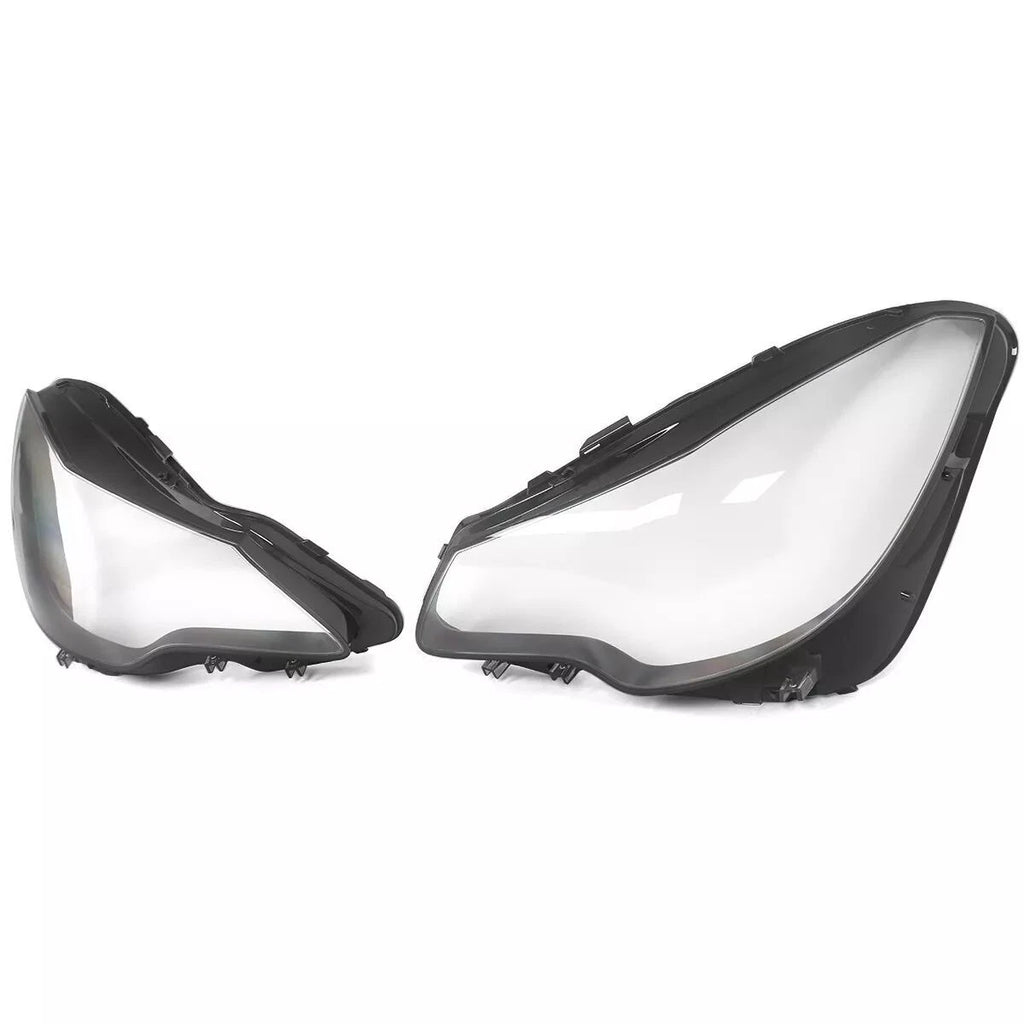 2X Headlight Lens Cover for Mercedes Benz W207 C207 E-Class (2014–2016)
