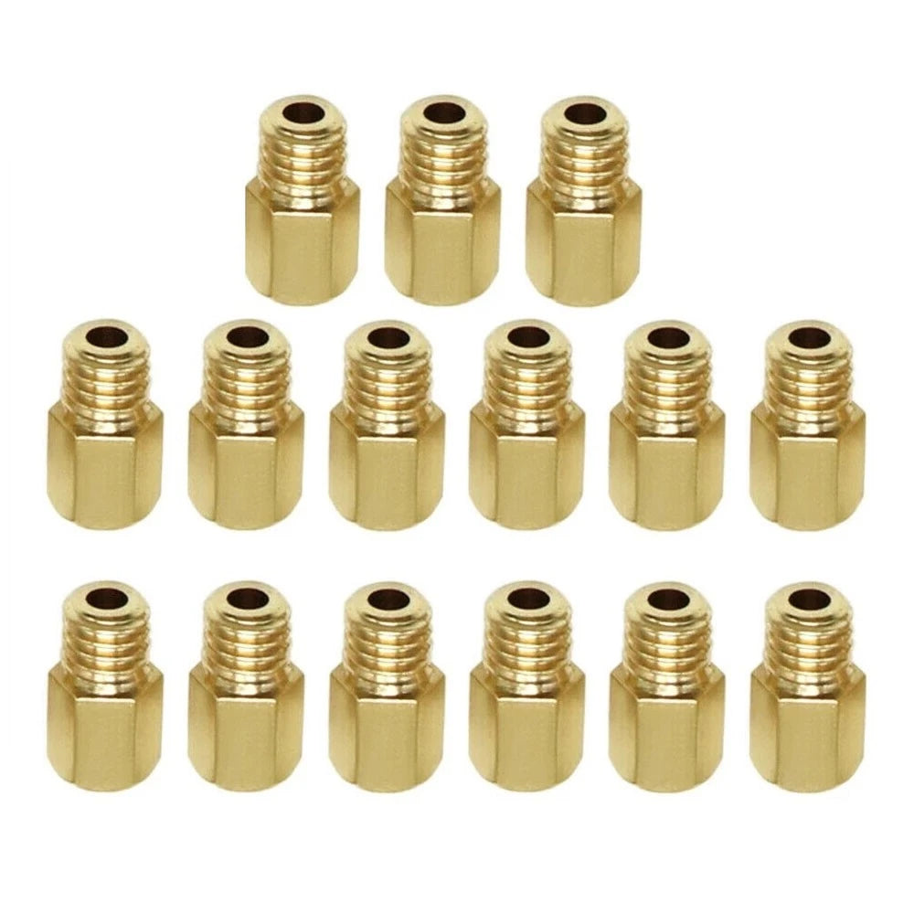 15Pcs Carburetor Main Jets for Mikuni VM TM TMX (#330-#470)