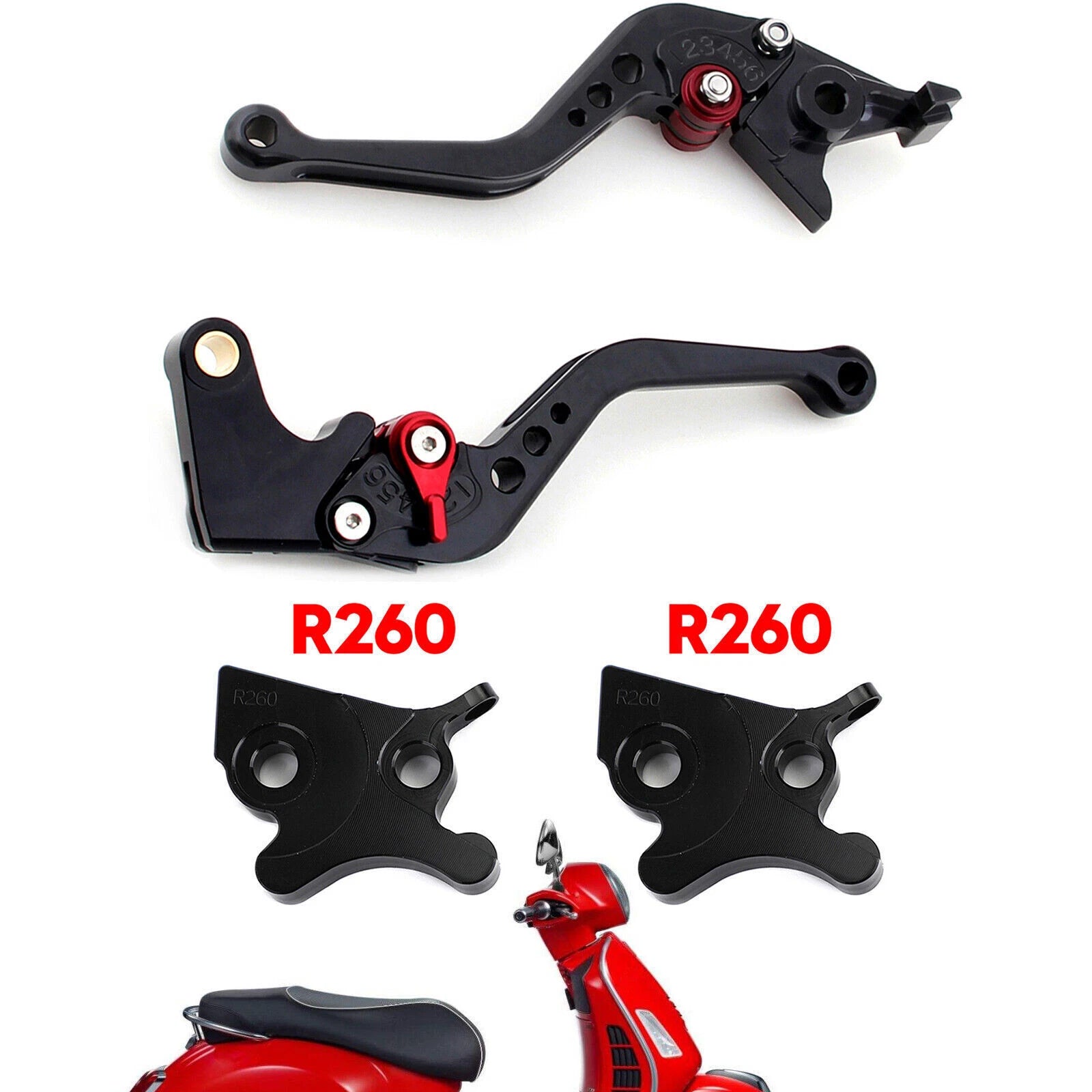 Short Clutch Brake Lever for Vespa GTS 300 Super (T9)