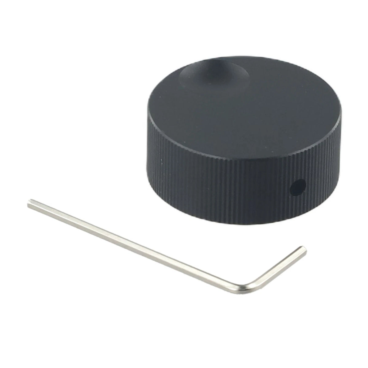 Ergonomic Black Solid Aluminum Knob for 6mm Potentiometer