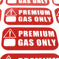 Fuel Only Sticker for Weather Proof Applications (2x1")