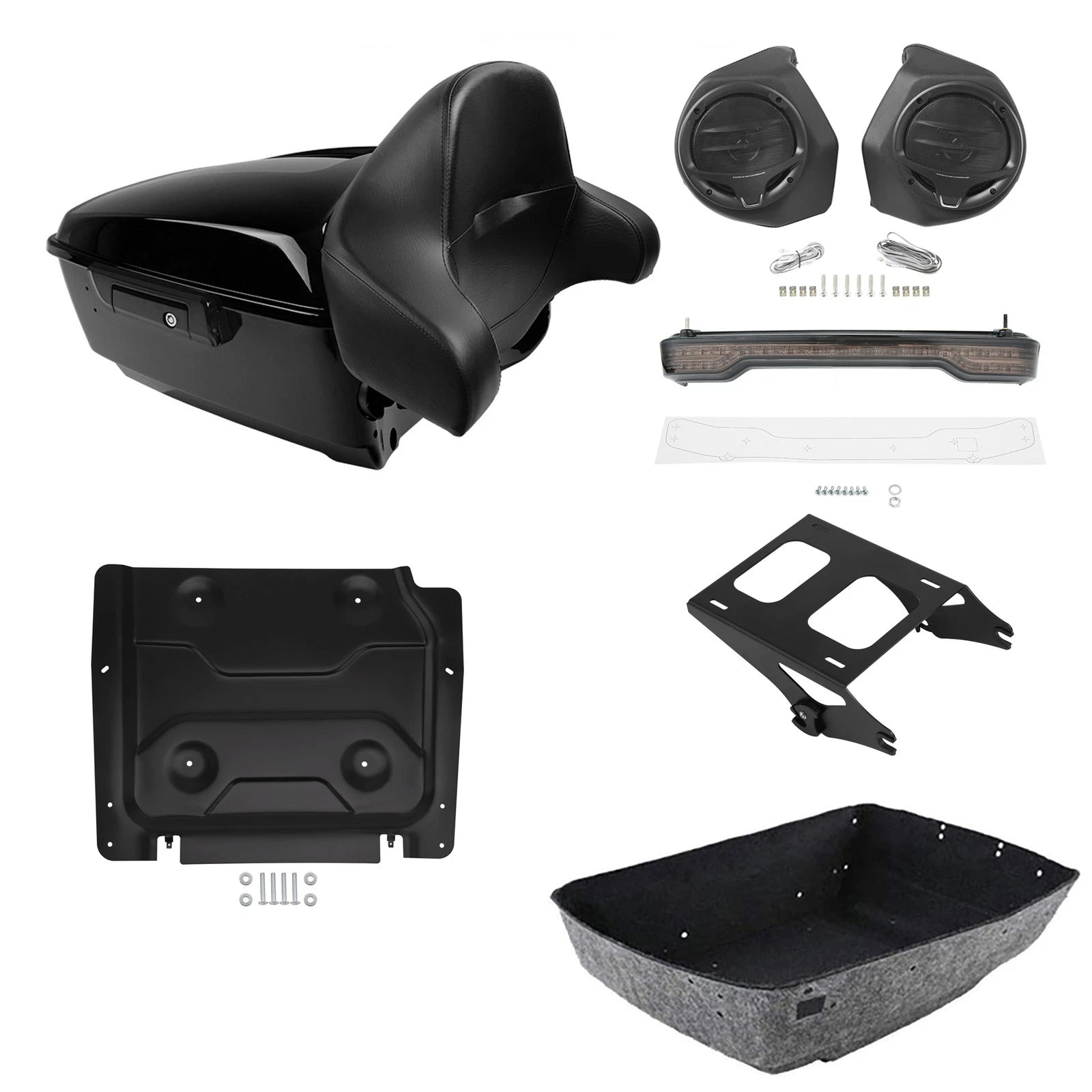 LED Light Speakers Plate for Harley Touring (2014–2026)