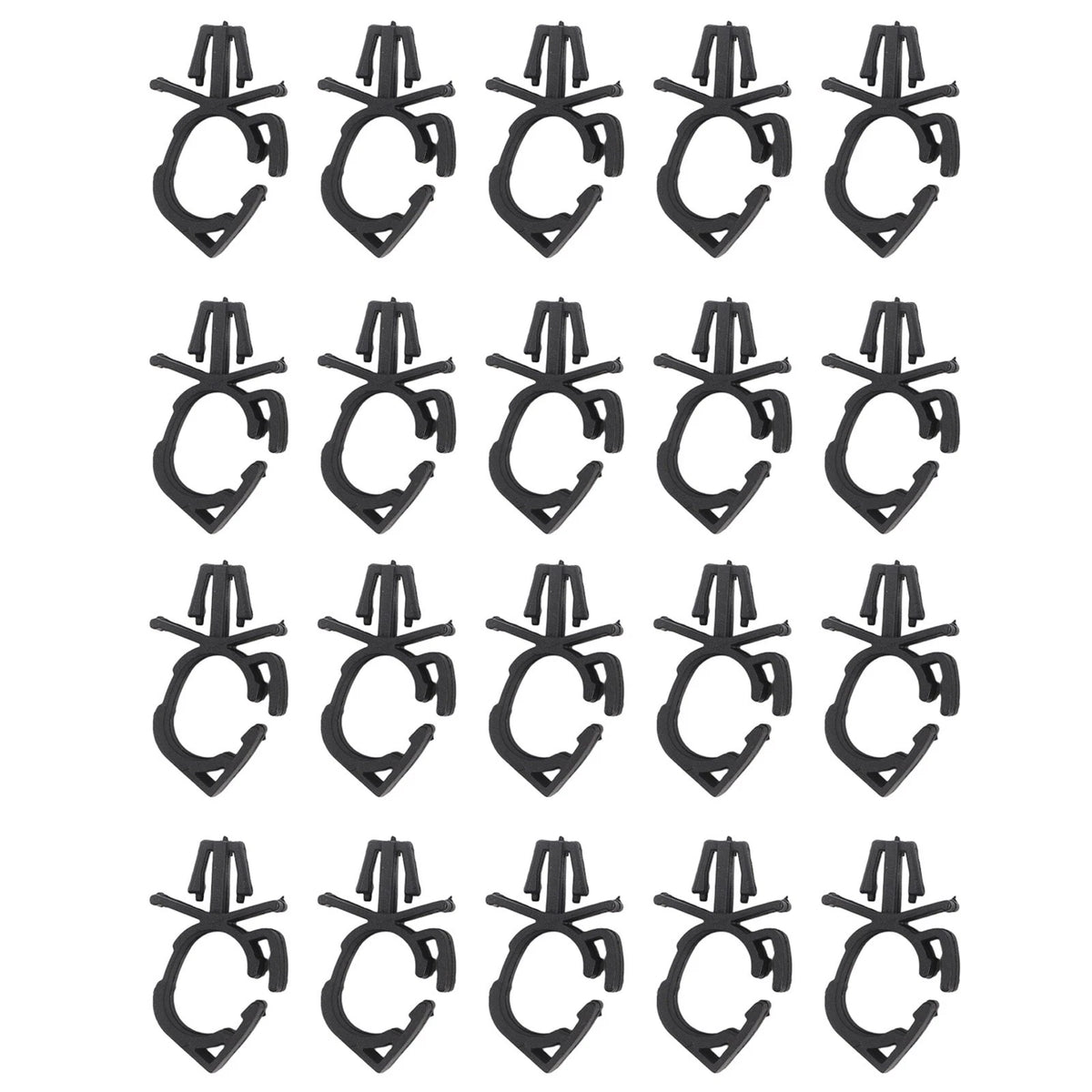 20 Pcs Car Wiring Harness Fastener Clips for