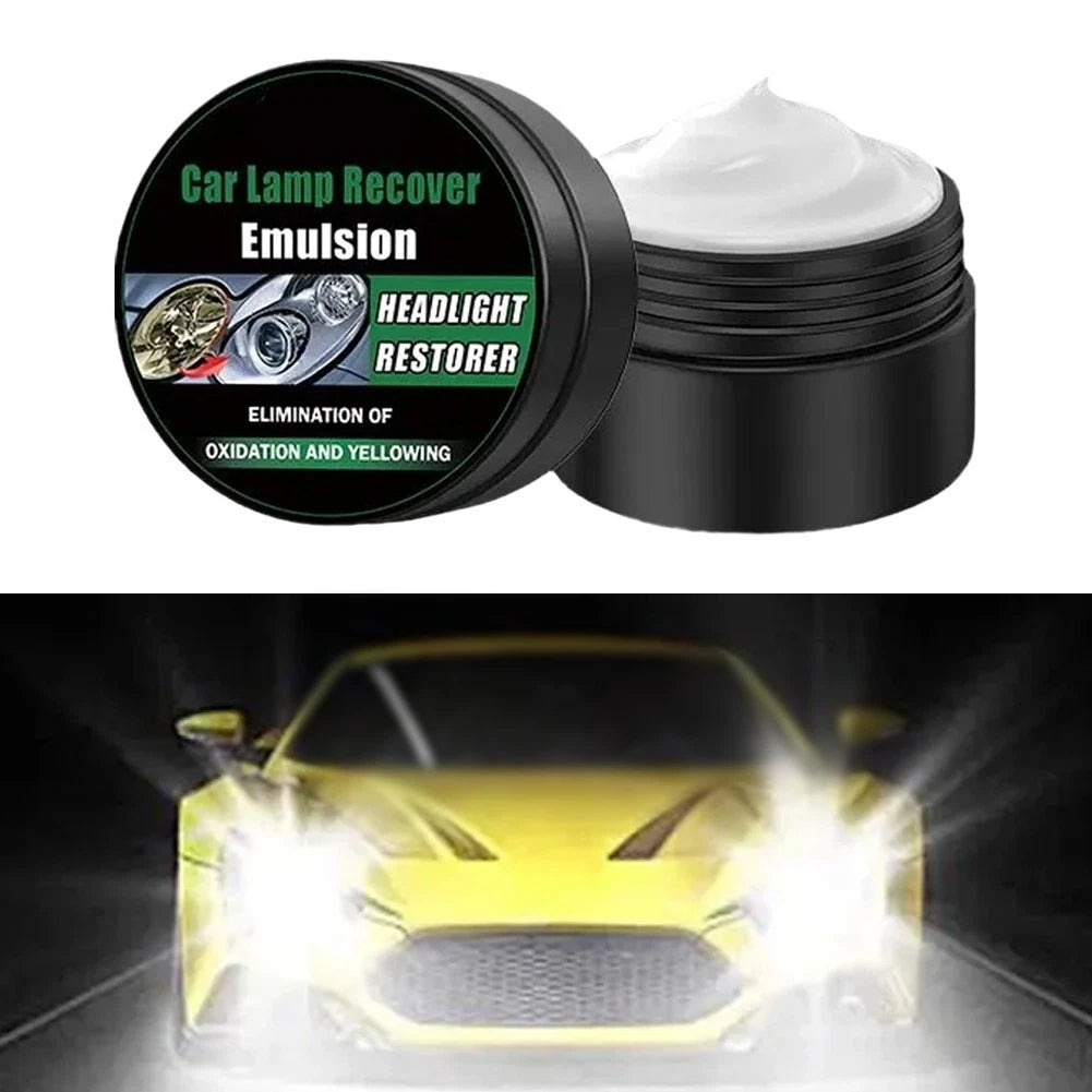 Headlight Polishing Kit for Car (Restore Haze, Yellowing, Scratches)