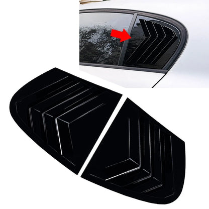 Rear Window Louver Shutter Trim Cover for BMW 1 Series E87 (2005–2011)