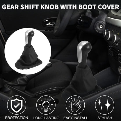 5 Speed Shift Knob with Cover for Chevrolet Spark Faux Leather (2010–2015)
