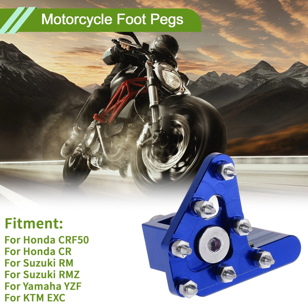 Motorcycle Foot Pegs Replacement for Honda CRF50 Footrests (2004–2020)
