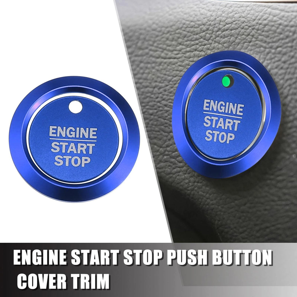 Engine Start Stop Button Cover Kit Trim Sticker for Ford F-150 (2016–2021)