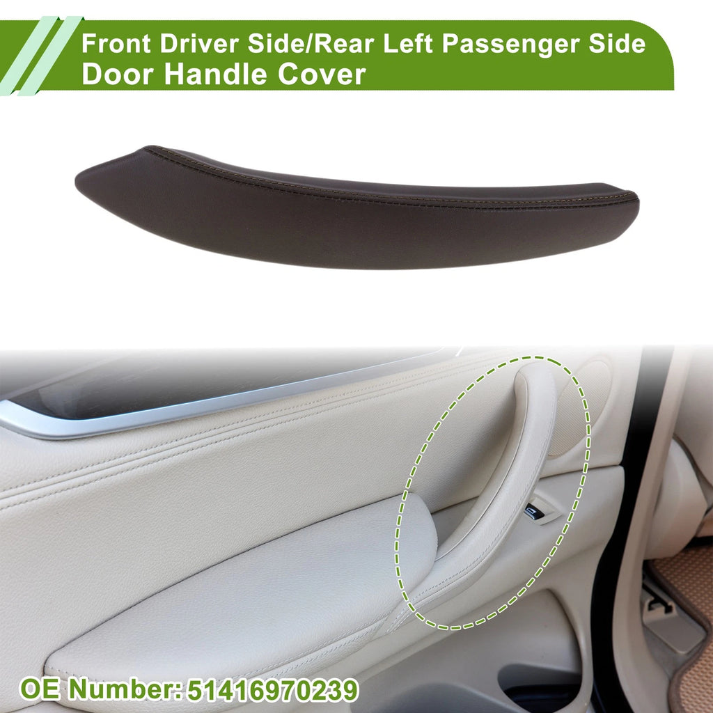 Door Panel Handle Pull Trim Cover Replacement for BMW X5 (2008–2013)