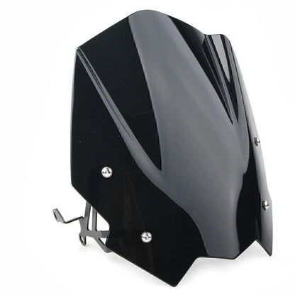 Front Windshield Windscreen for BMW G310R (2017–2018) Black w/Bracket