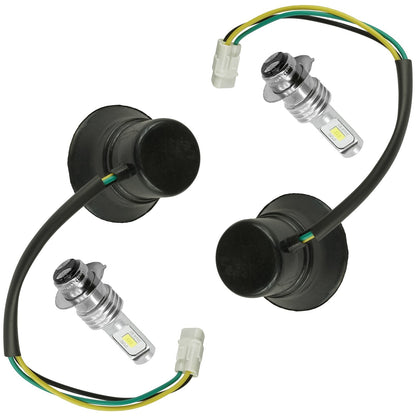 Headlight Bulb LED Replacement for Yamaha Wolverine 350 YFM350FX (2003–2005)