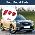 3 Pc Foot Accelerator Pedal Covers Replacement for Subaru Forester (2019–2021)