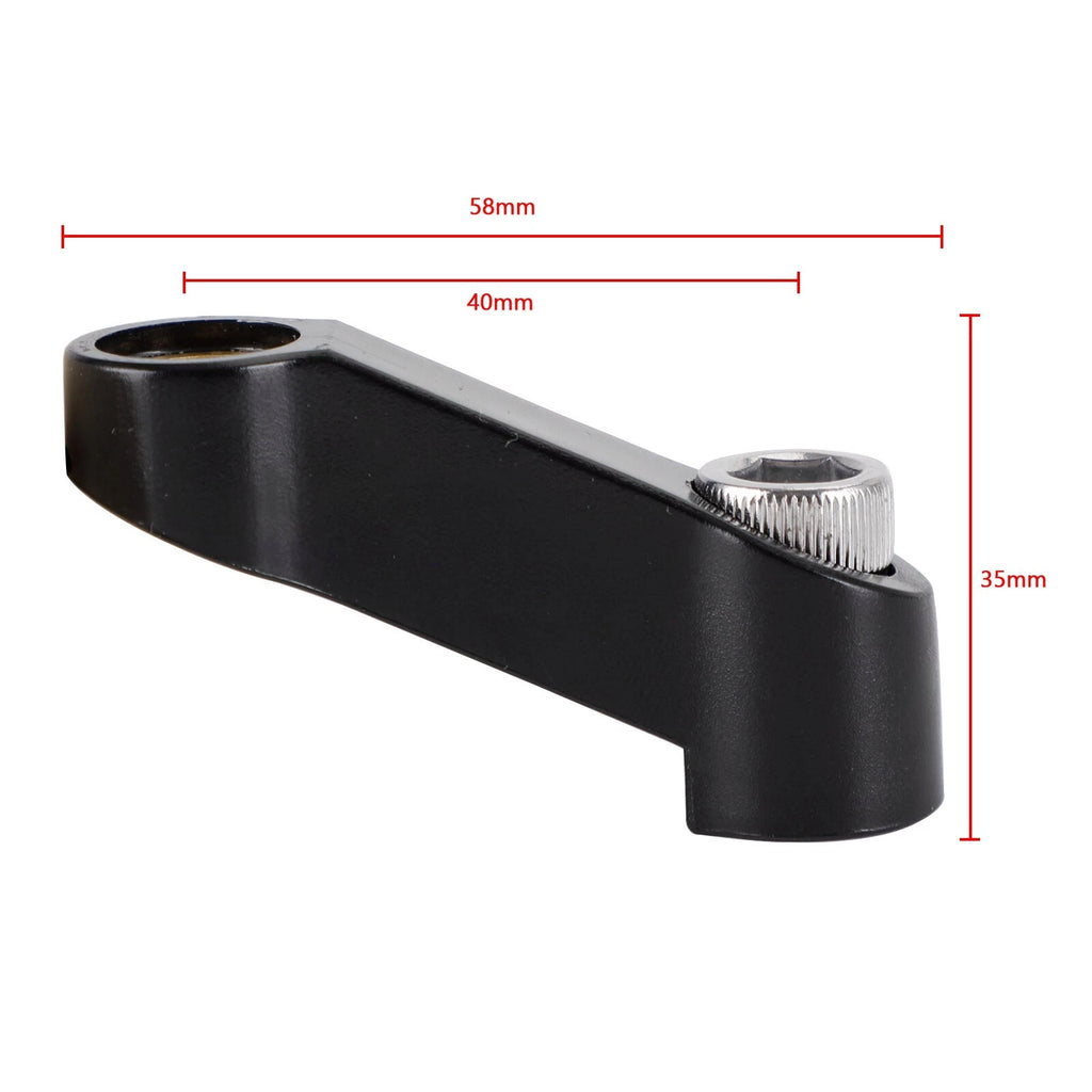 Pair M10 Plastic Mirror Riser/Extender Adapter Mounts for Motorcycles