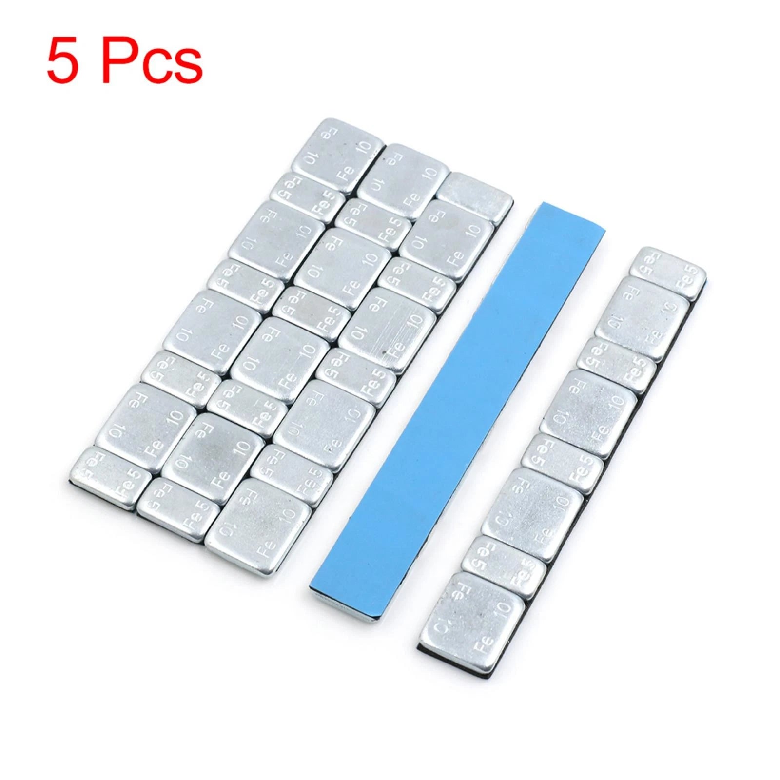 Adhesive Wheel Balance Weight Strips 5pc for Motorcycle 124 x 18mm (2000–2000)