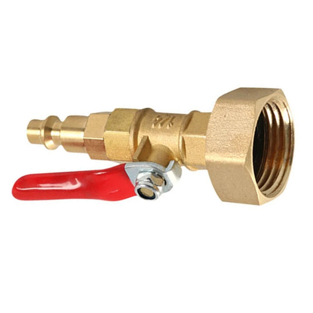 Brass Blowing Water Adapter for Gardens & RVs