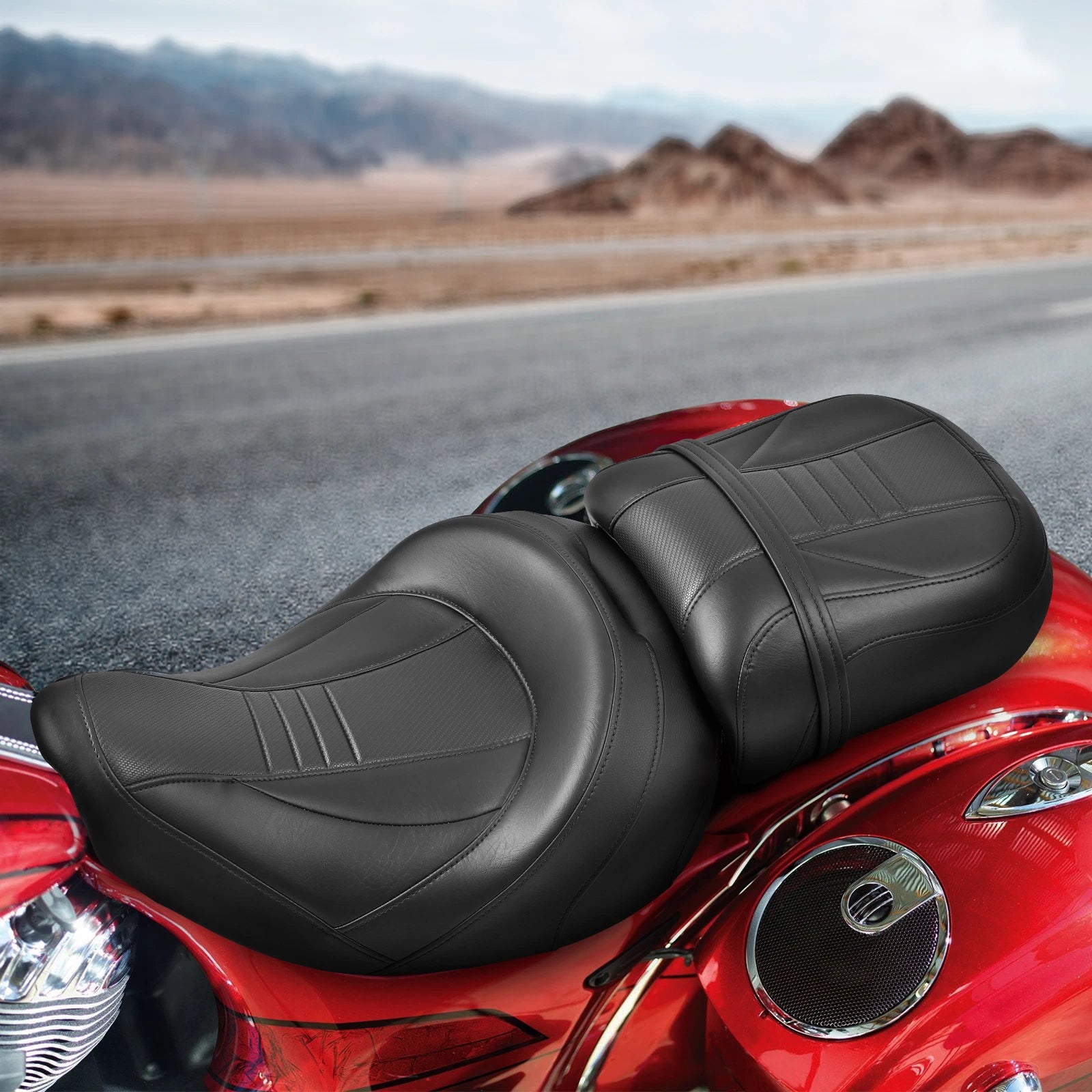Driver Passenger Seat for Indian Chieftain Roadmaster Springfield (2014–2023)