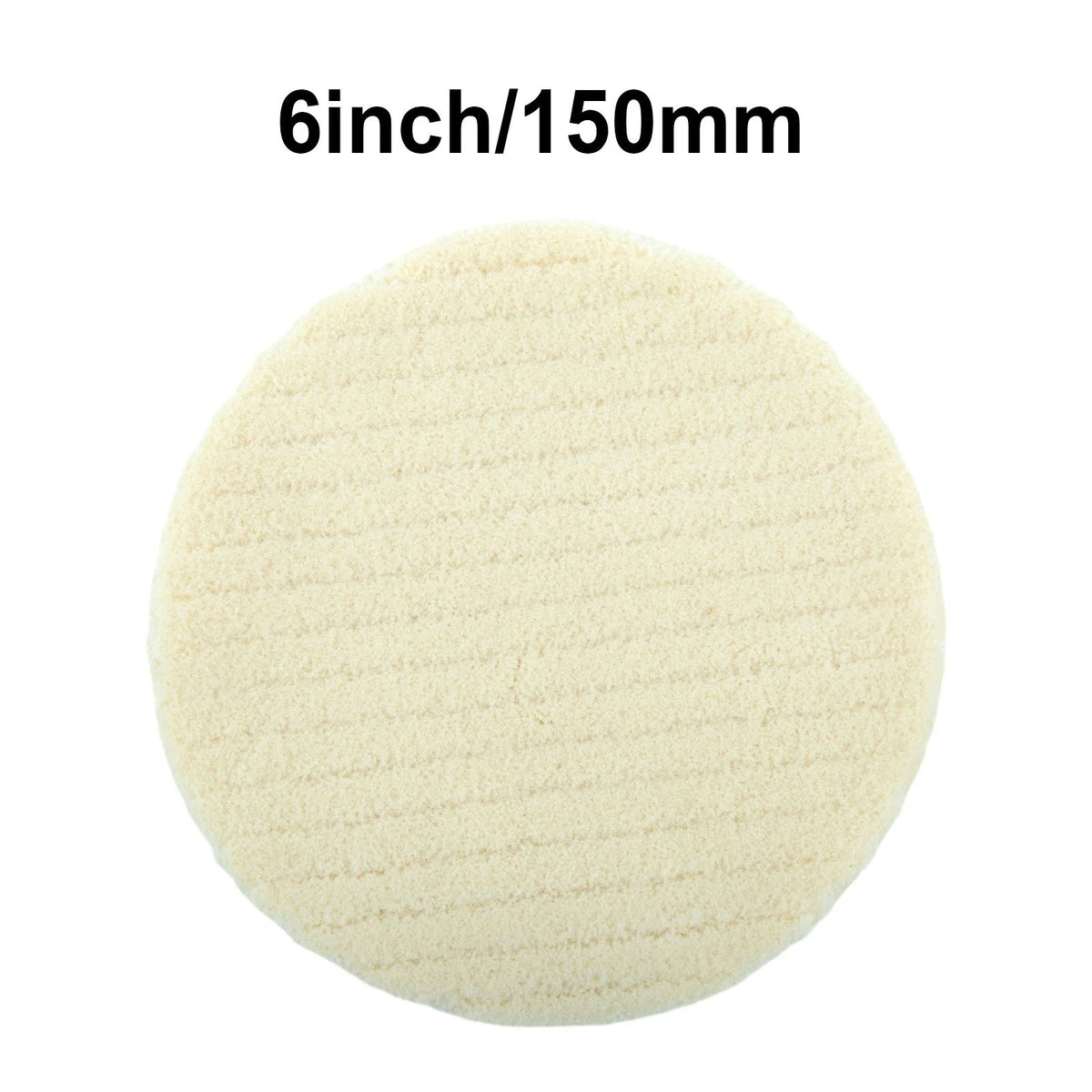Polishing Pads Set of 4 75-180mm Coated Cushion Wool Buffing