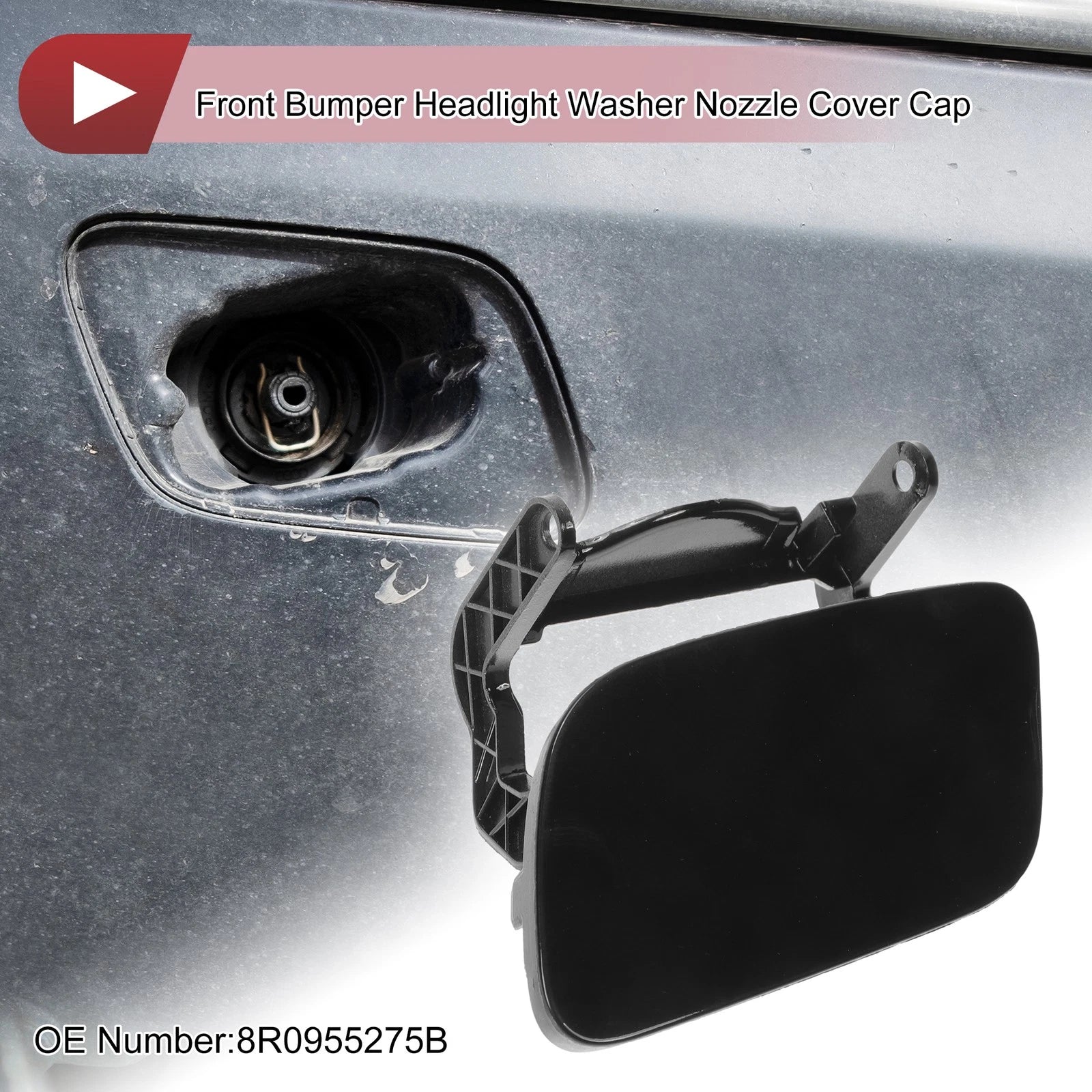Washer Nozzle Cover Cap Front Left OEM for Audi Q5 (2013–2017)