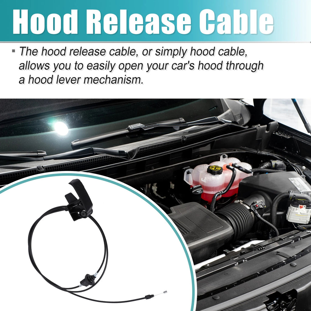 Hood Release Cable Replacement for Chevrolet and GMC (1999–2007)