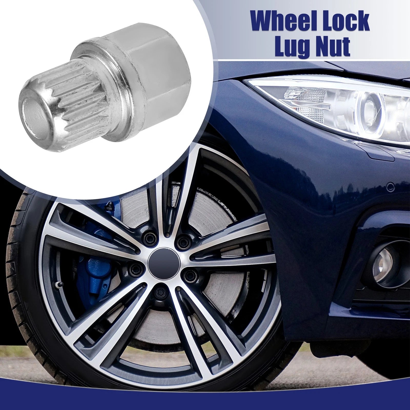 Wheel Lock Lug Nut Key Removal Tool for BMW (2003–2025)