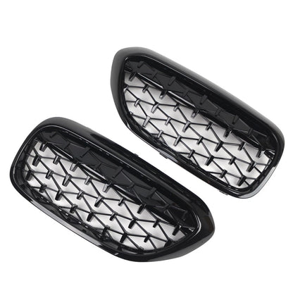 Front Kidney Grille for BMW 5 Series G30 G31 (2017–2019) Glossy Black