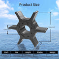 Water Pump Impeller for Yamaha 8 9.9 15 20 HP (T8 T9.9 F9.9 F15 F20)