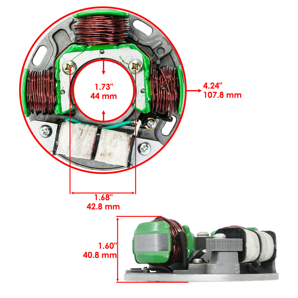 Stator Replacement for Sea-Doo HX720 4-Wire Magneto (1995–1997)