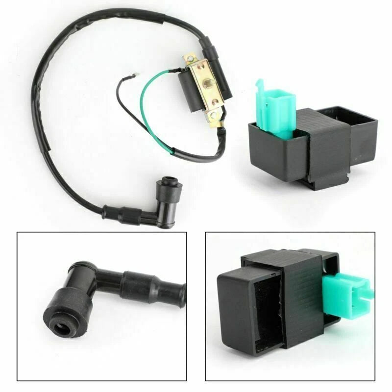 5-Pin CDI Box & Ignition Coil for 50cc 70cc 90cc 110cc 125cc Go Kart Scooter