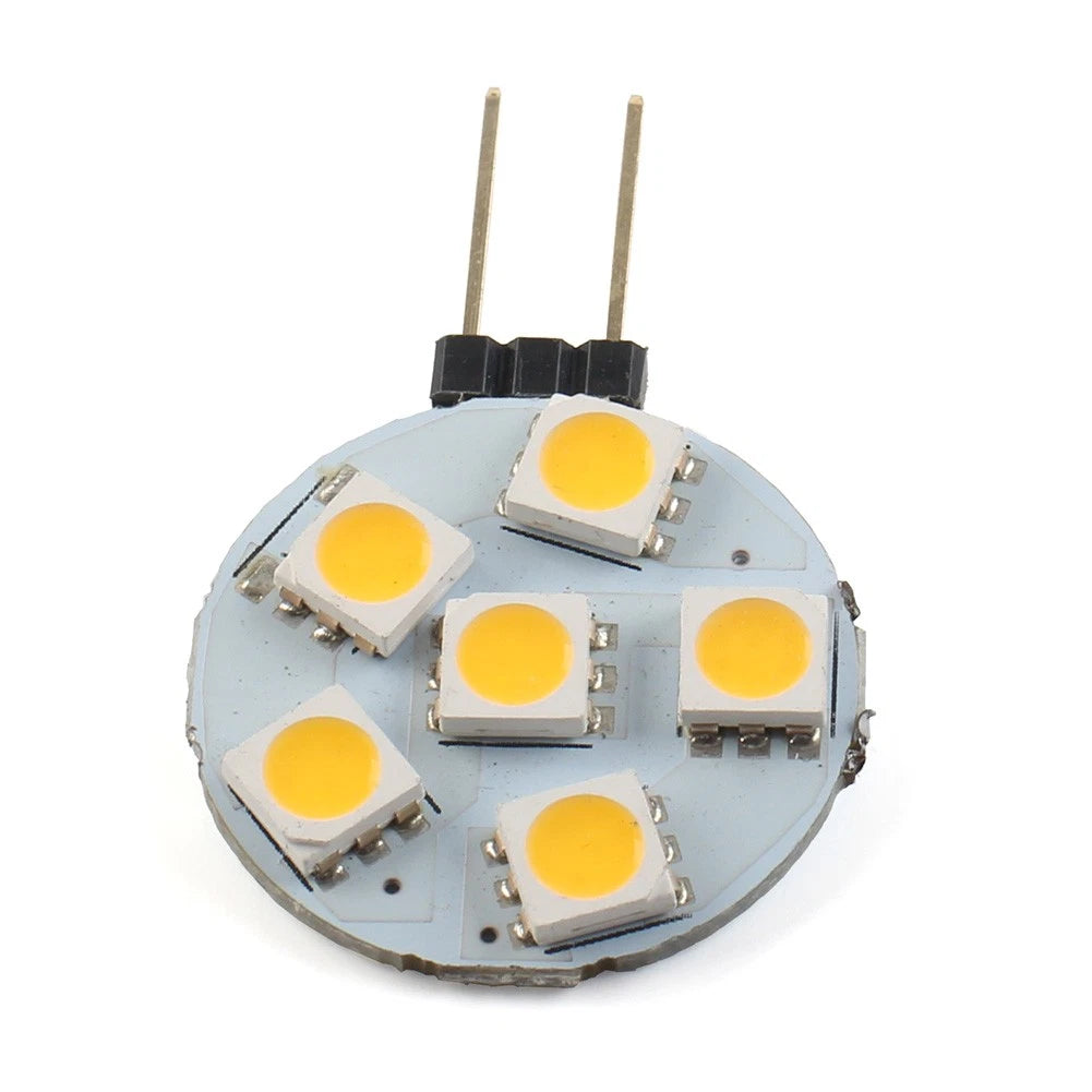 6 LED G4 Bulb Lamp for Car DC12V 180 Degree