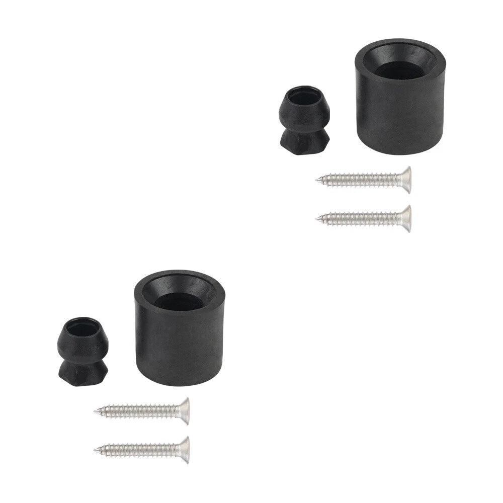 2 Sets Trailer Door Holder Kit Window Bumper Rubber Sockets for Most RV Trailer