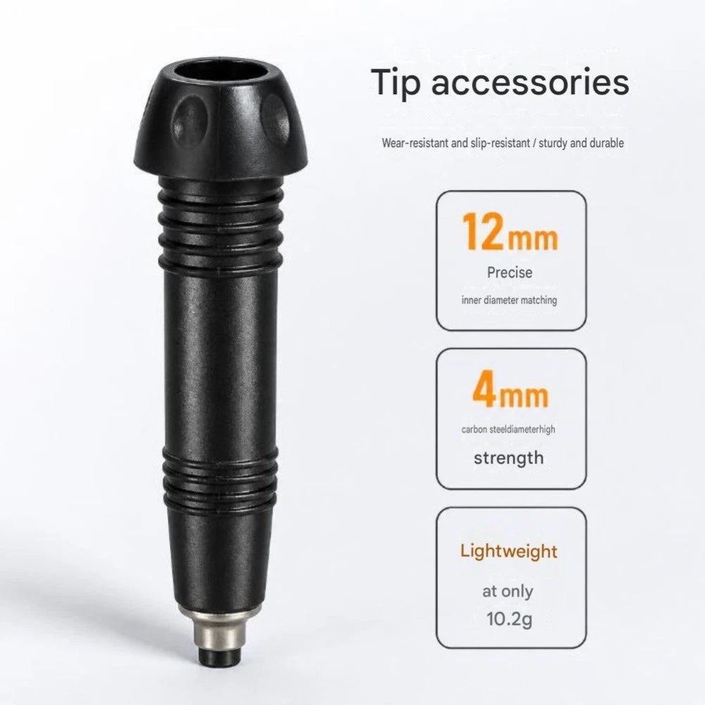 Carbon Steel Pole Tip for Hiking Trekking (Lightweight, Rust Resistant)