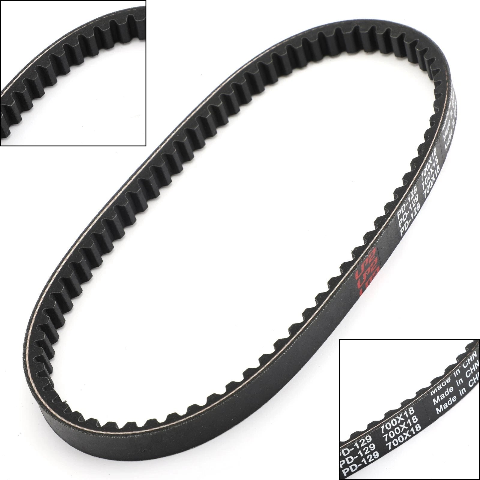 2Pcs Drive Belt 700 x 18 for Peugeot Zenith 50 Buxy 50 SV 50 Junior (1995–2008)