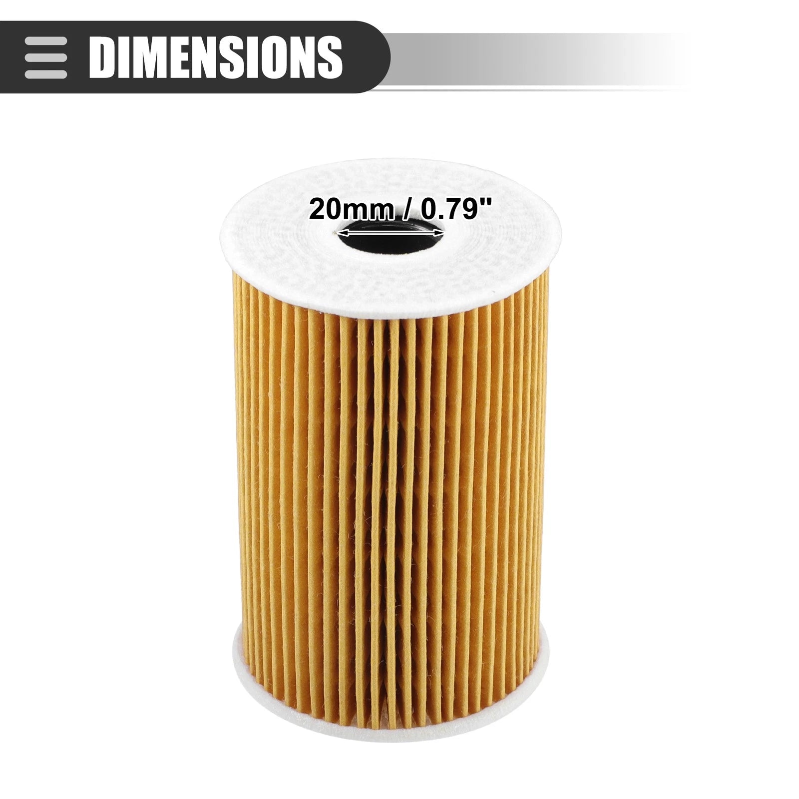 Engine Oil Filter Set Replacement for Volkswagen Passat 2.0L (2012–2015)