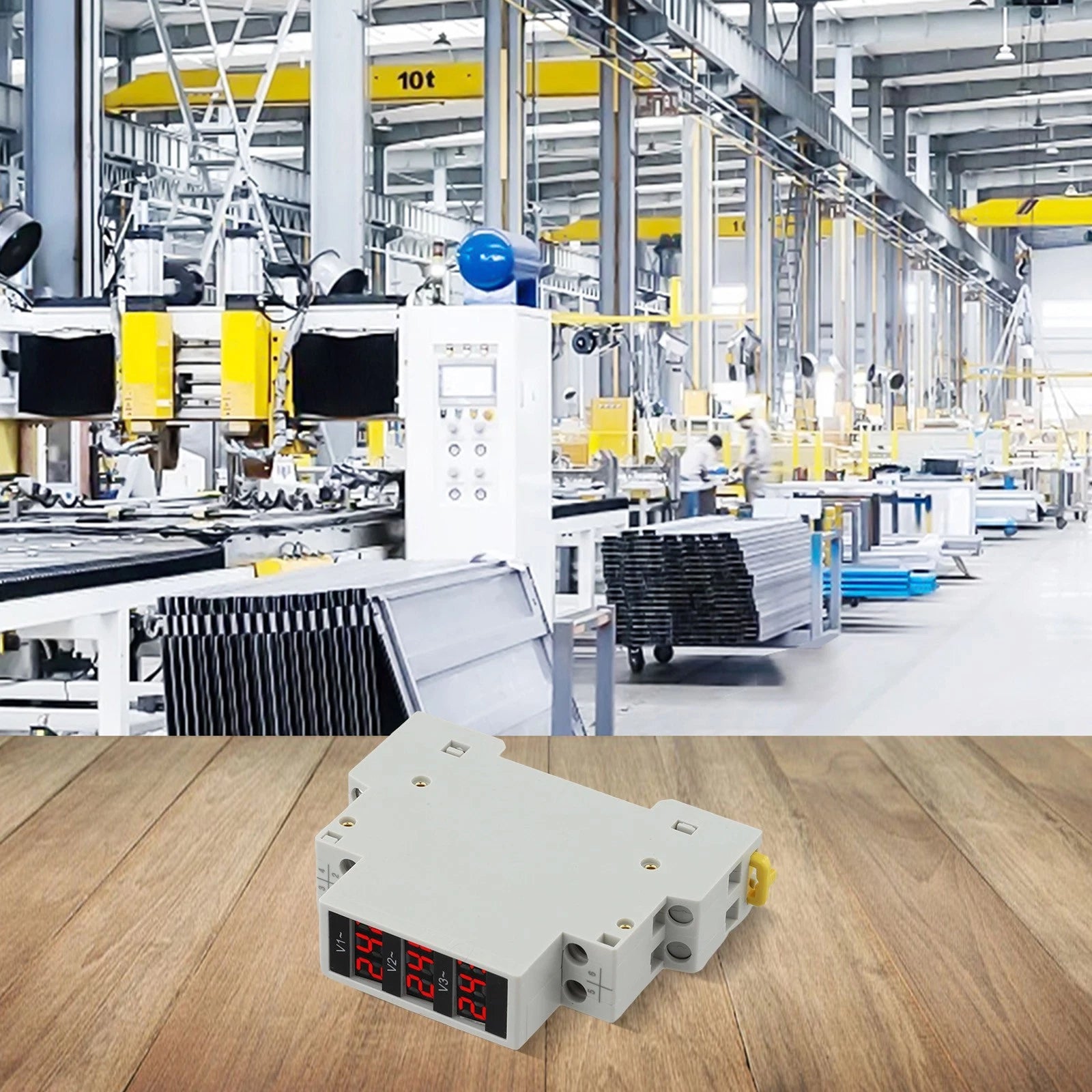 Digital Voltmeter for Din Rail Panel (BV3R)
