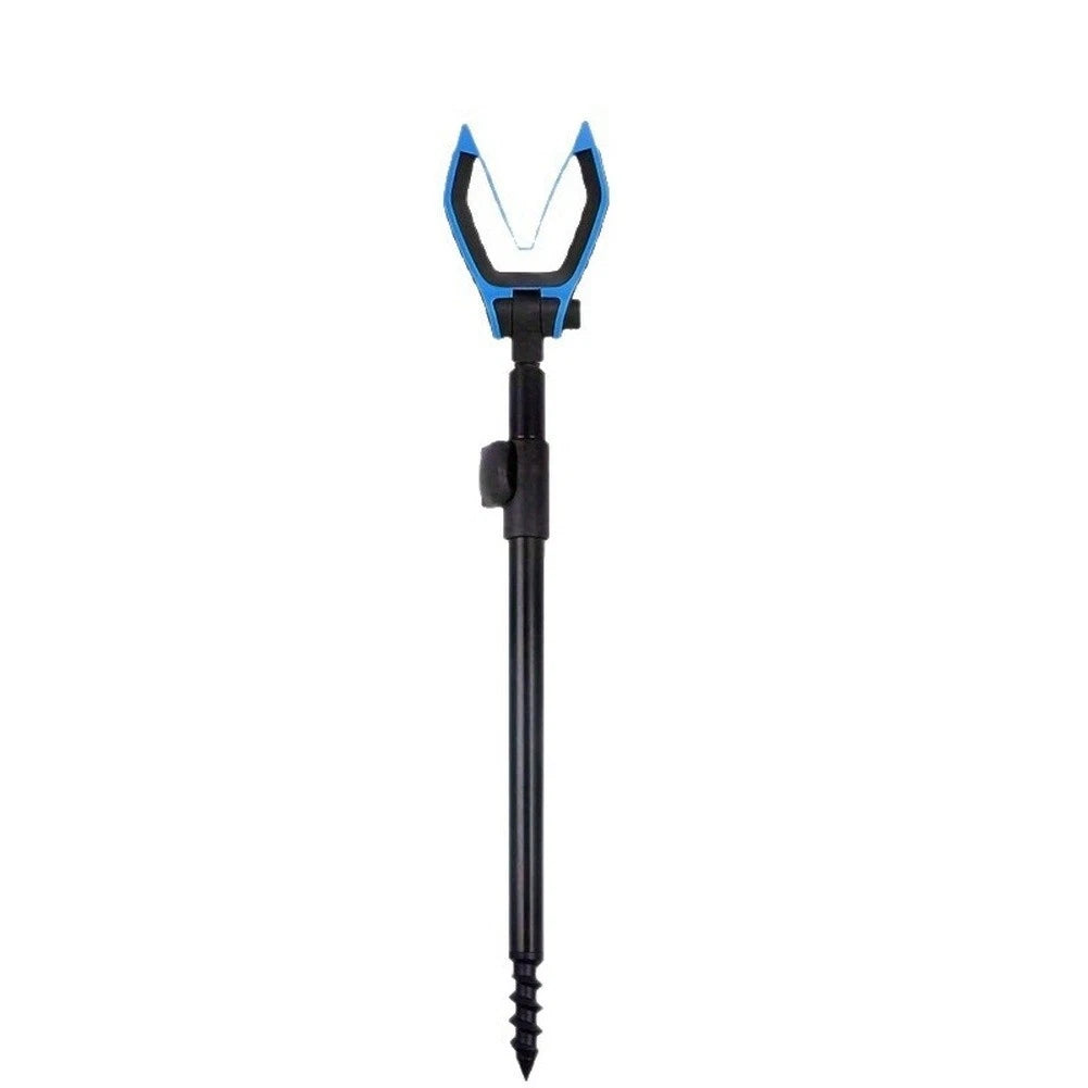 Adjustable Aluminum Fishing Rod Holder with Spiral Head Base