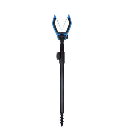 Adjustable Aluminum Fishing Rod Holder with Spiral Head Base
