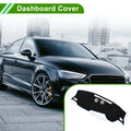 Dashboard Dash Cover Mat Sun Protector for Audi Q3 (2019–2022) Black