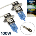 H3 100W Halogen Headlight Bulb Pair for