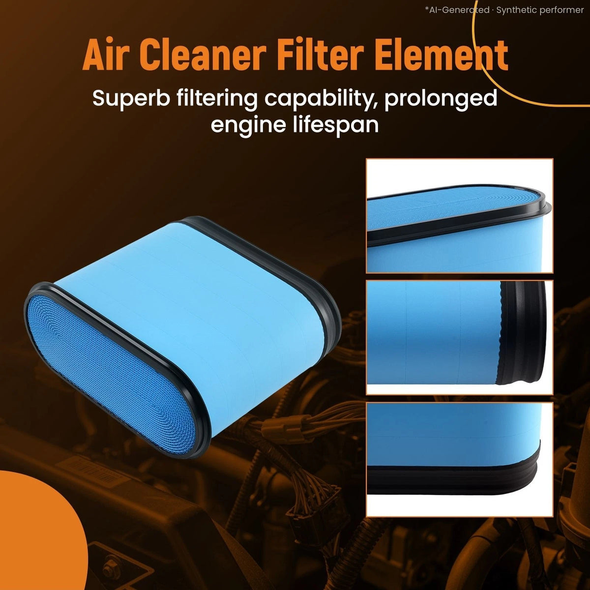 Air Filter Element for John Deere 6920 6920S 6930 7130 (42794 AL150285)