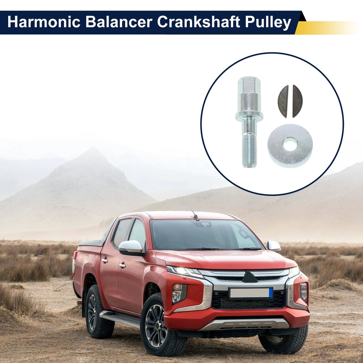 Harmonic Balancer Crankshaft Pulley for Mitsubishi L200 (2006–2015)
