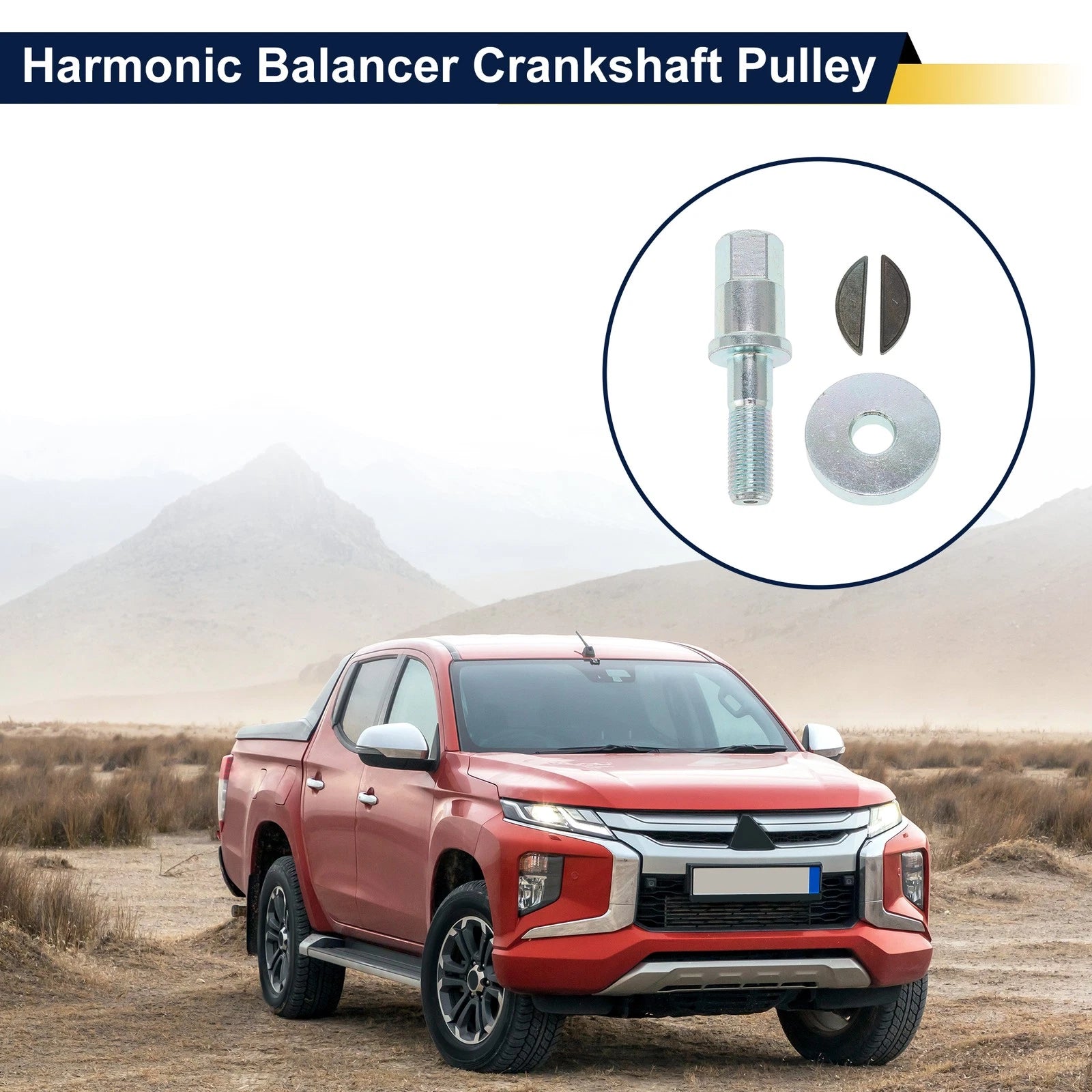 Harmonic Balancer Crankshaft Pulley for Mitsubishi L200 (2006–2015)