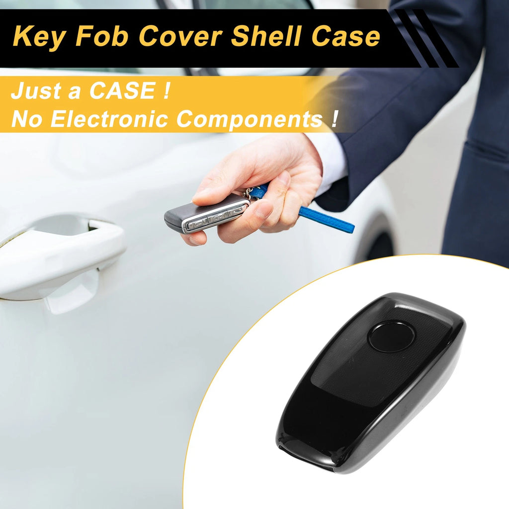 Black TPU Car Key Case Replacement for Mercedes Benz E Class (2017–2022)