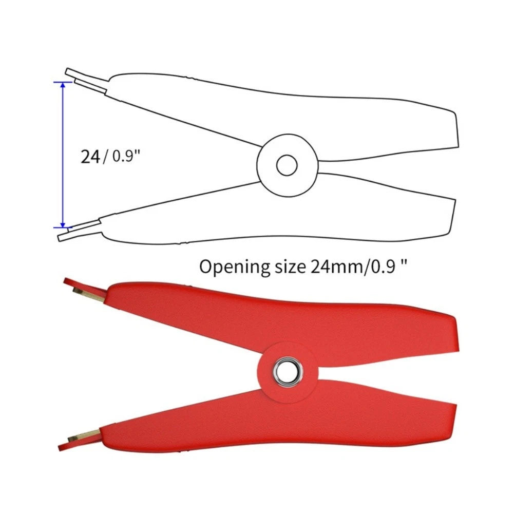 Test Cable with BNC Male and Dual Kelvin Clips for Oscilloscope Use