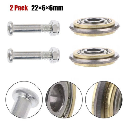 2Pcs Rotary Bearing Tile Cutting Wheels for Manual Machines