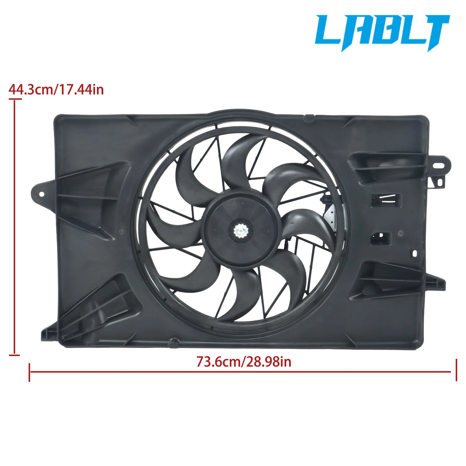 Engine Radiator Cooling Fan Assembly for Dodge Dart (2013–2016) 68189127AA