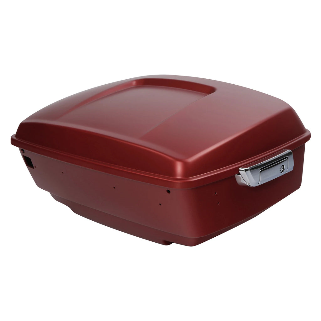 King Trunk for Harley Electra Glide 2014–2023 (Wicked Red Denim)